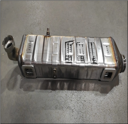 ОХЛАДИТЕЛЬ ВЫХЛОПНЫХ ГАЗОВ ДВИГАТЕЛЯ